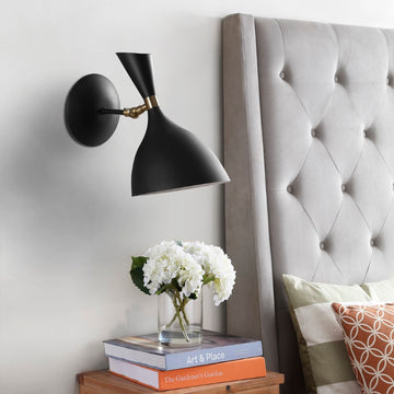 Josef 10" Iron Retro LED Wall Sconce - JONATHAN Y